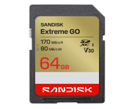 Sandisk 64GB SDXC Extreme Go UHS-I 170/80 MB/s - 1549228 - zdjęcie 1